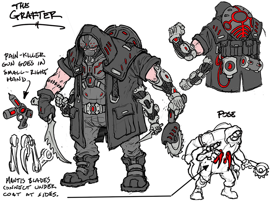 I don't get to do much art these days, but every once in a while I'll jump in on something for fun. 

This guy does the job that 'all the king's horses and all the king's men' couldn't (or wouldn't)... 
#warcaster