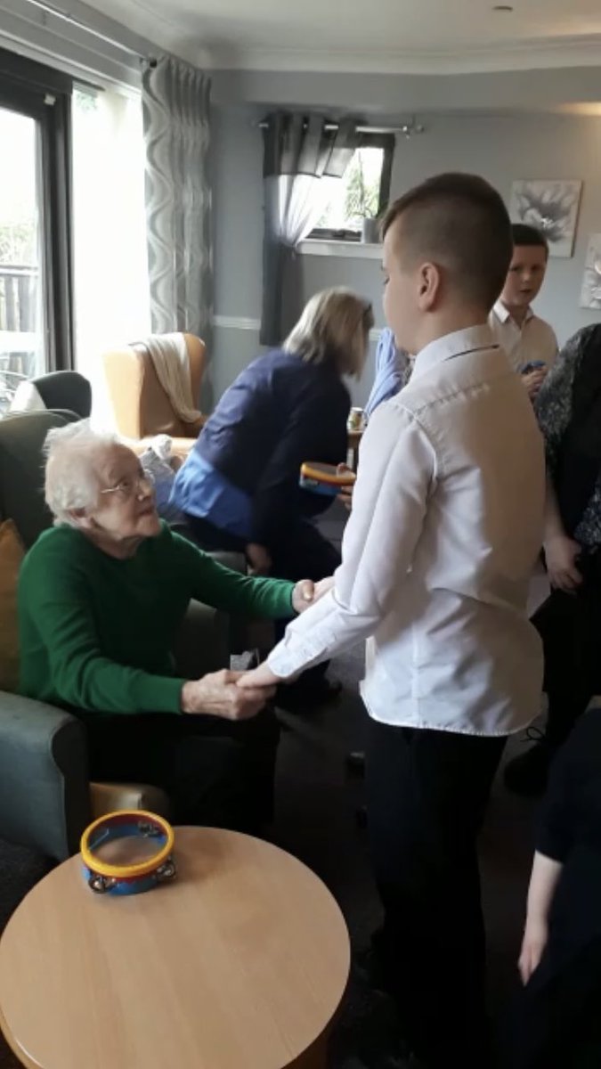carronshoreEP's tweet photo. Another very successful visit to Carrondale Care Home. The residents always say how much they enjoy our visits. ‘That’s made my day. I feel like a young girl again’ #generationproject @GregNicol94 @carronshoreps @MrsMcps @Cpsmrsw @ASNFalkirk https://t.co/RkU5Njqpcx