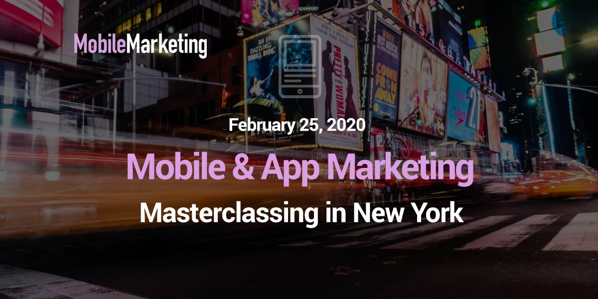MMMagTweets's tweet photo. Welcome to the Mobile & App Marketing Masterclass. Our industry experts @Moburst @Swrve_Inc @AdColony @adjustcom and @mParticle will discuss emerging 2020 trends & technologies and most effective app strategies. Let's get started! #MMMasterclass https://t.co/jgHJNZVFjl https://t.co/bf4nzv7o5M