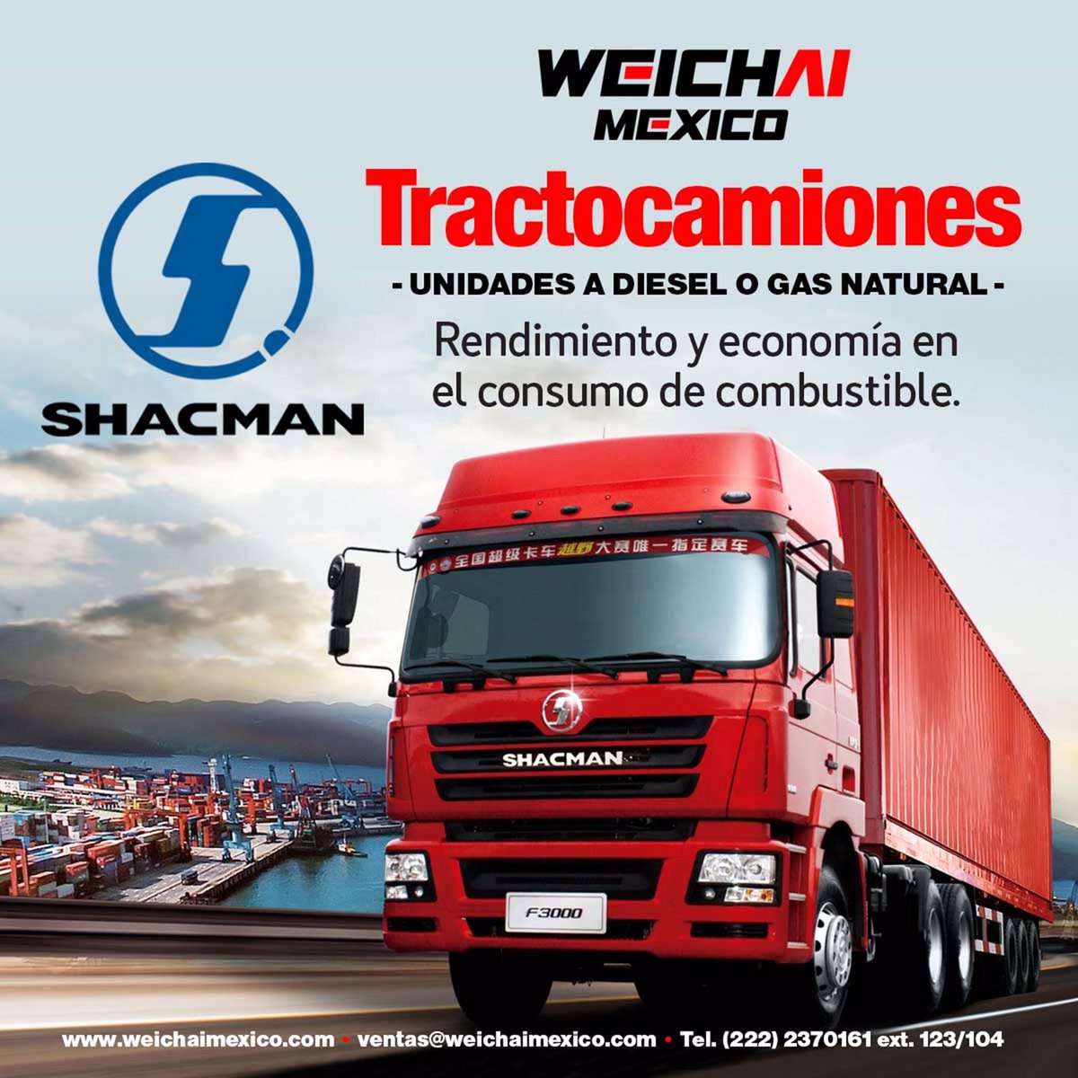 Desde su introducción en 2009, la serie F3000 ha sido un ejemplo e ícono de Shacman #tractocamiones #weichai #weichaimexico #tecnologia #seguridad #economia #potencia