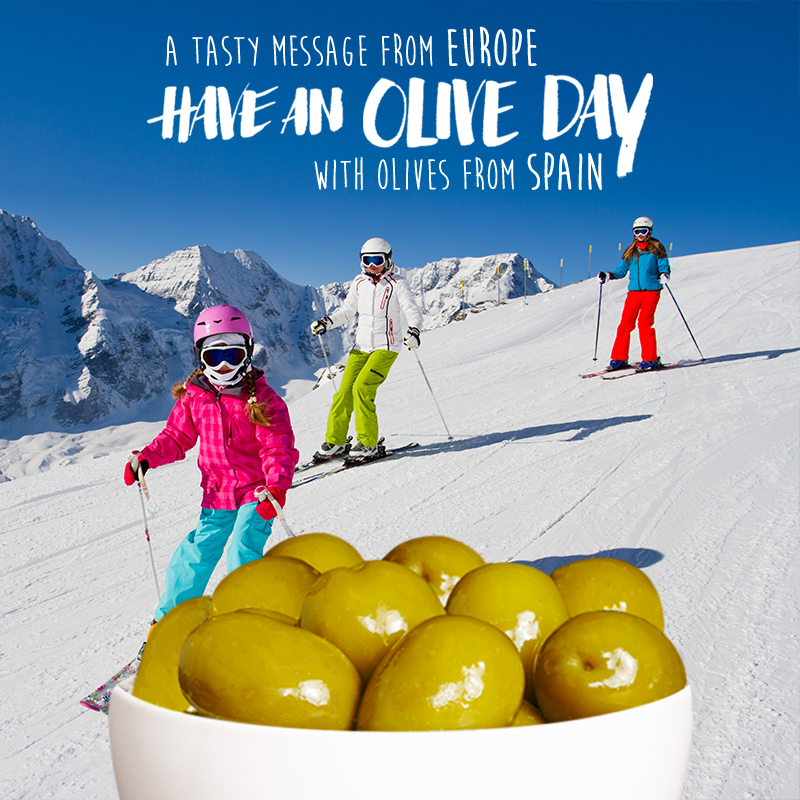 Who doesn't like an afternoon skiing with the family? And for a snack our #Europeanolives, we all love them! bit.ly/2srbi8K