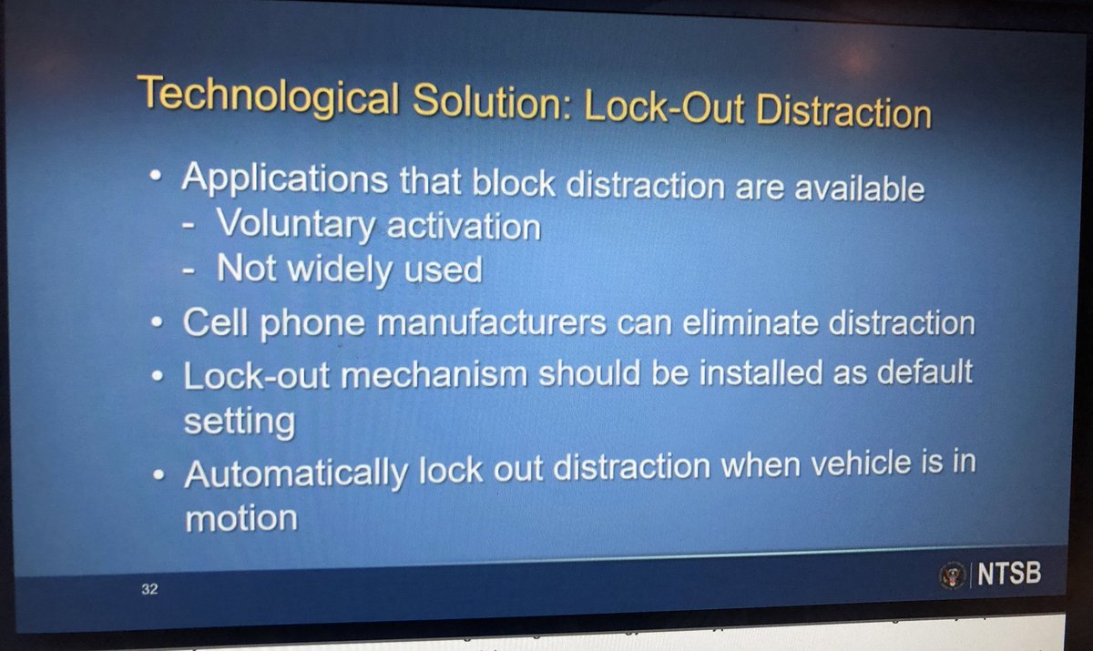 davidshepardson's tweet photo. .@NTSB staff proposing new recommendations to cell phone manufacturers https://t.co/56QLo9ZPuE