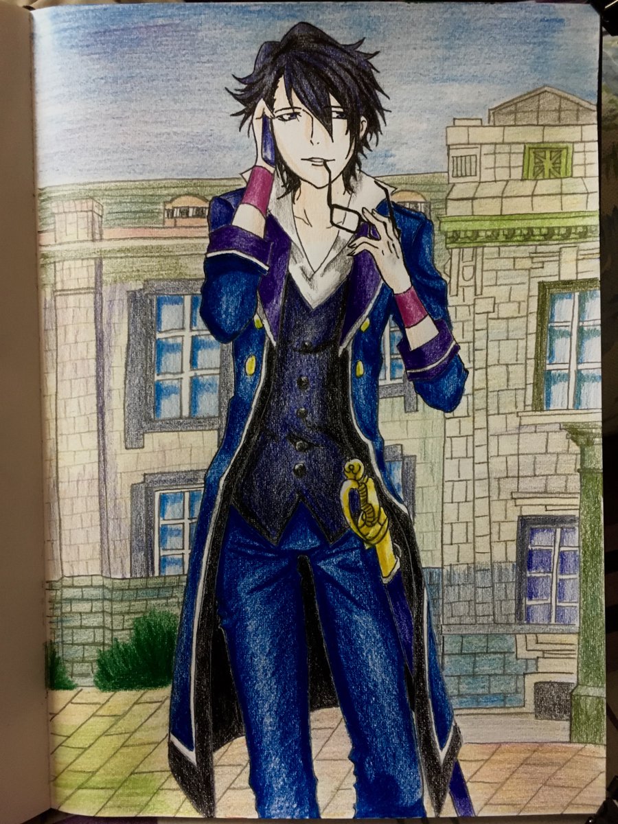 Raindragon15's tweet photo. My drawing of Saruhiko Fushimi
#SaruhikoFushimi
#KAnime
#SCEPTER4 https://t.co/E4C4FH7b2b