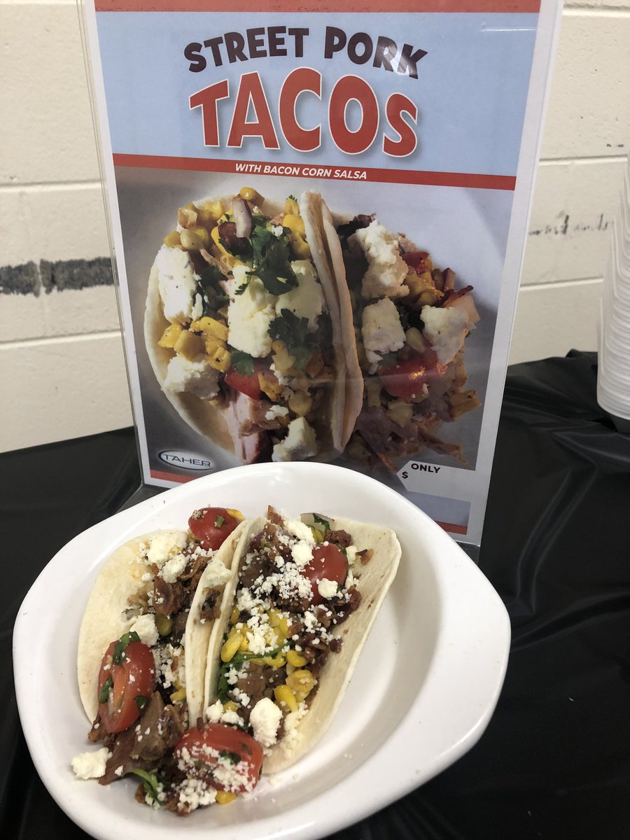 NCHFOOD's tweet photo. February’s LTO 
Street Tacos with Bacon and Corn Salsa! It’s what’s for lunch at North College Hill! https://t.co/KggC2UFyZ7