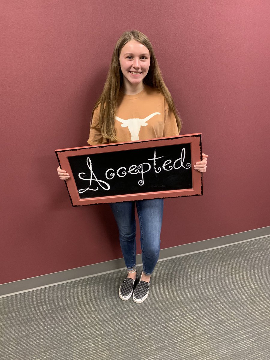 PearlandHS's tweet photo. ACCEPTED! Congratulations to Ava Hammon on her acceptance to the UT Austin!!! @UTAustin #OilerGrad2020 https://t.co/ldFfSb4ZGs