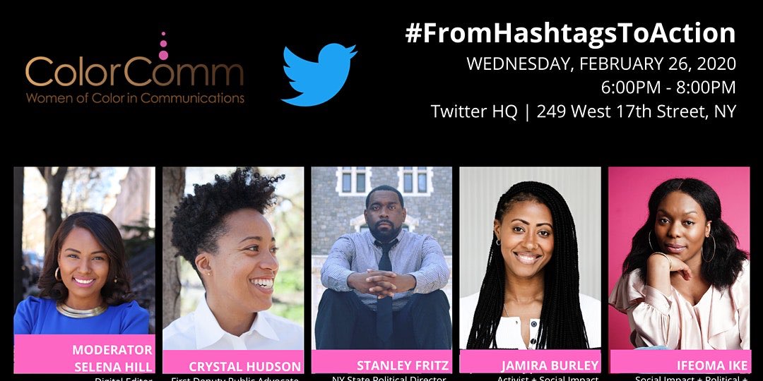 BlackGirlsDrink's tweet photo. I’m heading to Twitter HQ tmrw for a @ColorCommntwk event. Looking forward to meeting new folks and having a fruitful convo on how to activate my activism offline.
#FromHashtagsToAction https://t.co/UYxgKun5LI