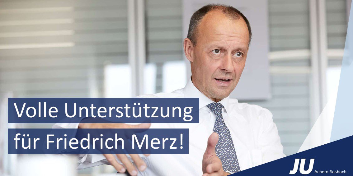 Wir sind für Aufbruch und Erneuerung, nicht für Kontinuität!
——————————————
#Merz #Laschet #CDU #Neuwahl #Kanzlerkandidatur #akkruecktritt #AKK #Roettgen #Merkel #politics #JungeUnion #JU