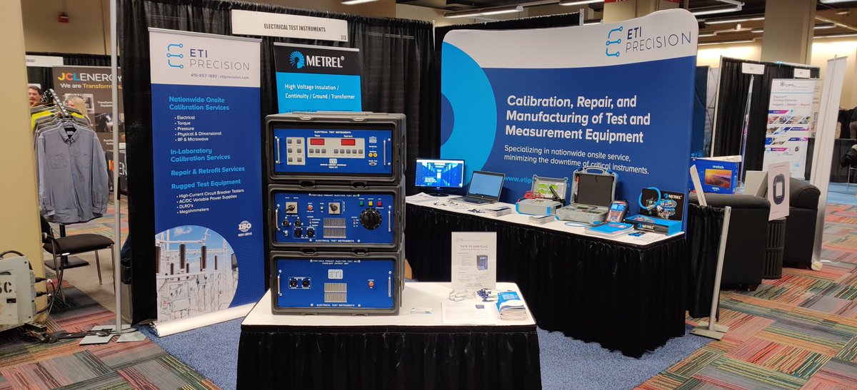 ETIPrecision's tweet image. ETI is exhibiting in Chicago at the @netaworld #PowerTest2020 conference. Come see our redesigned PI-1600 in booth 313!