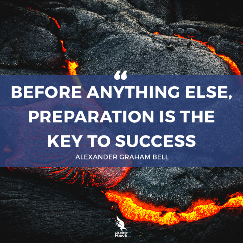 DisasterHawk's tweet image. Be prepared and have a successful plan.