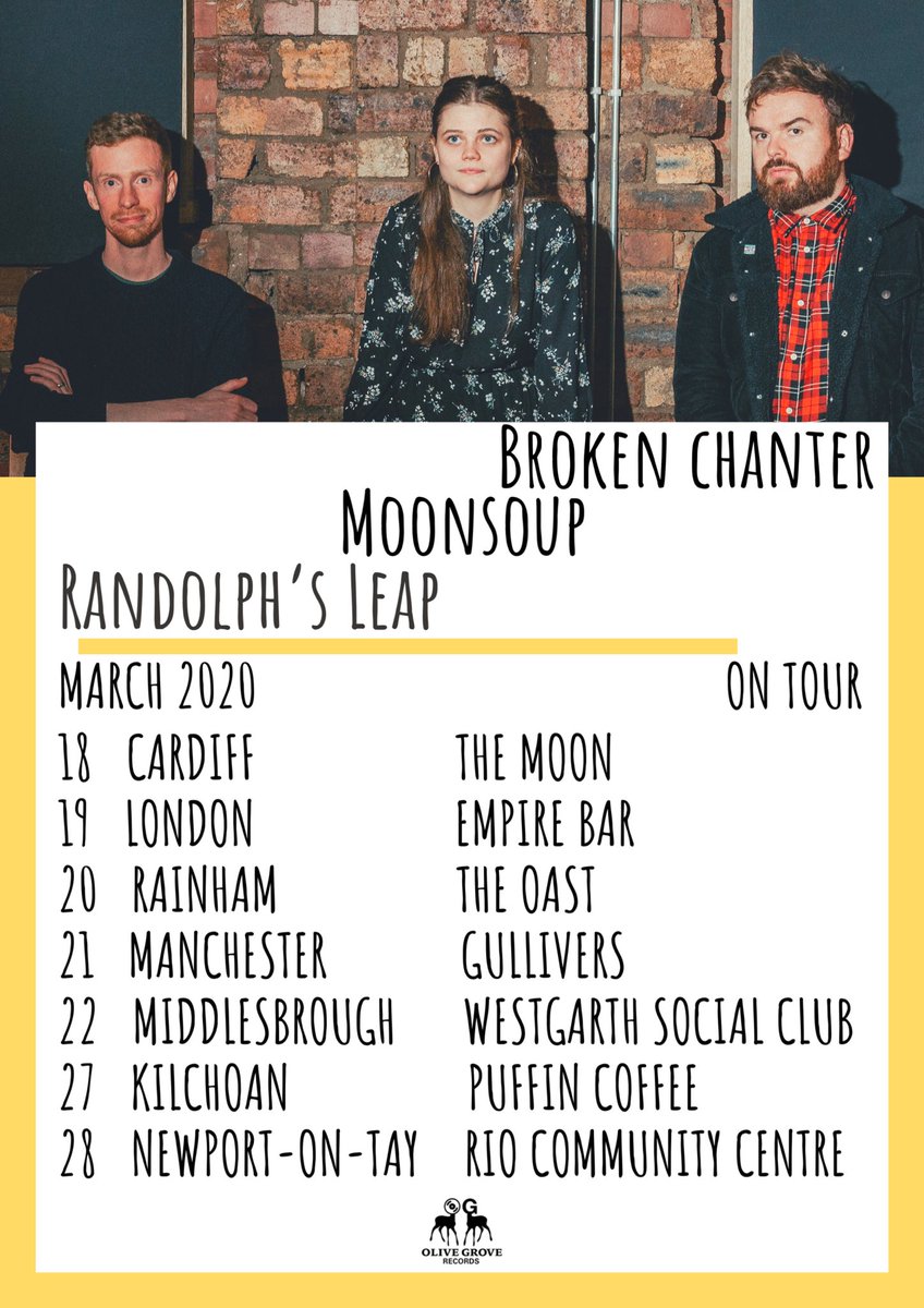 Folklore (@folklore1) on Twitter photo 19th March / <a href="/theempirebarldn/">The Empire Bar</a> #hackney
#altfolk & #indiepop from #scotland
@BrokenChanter / <a href="/randolphsleap/">Randolph's Leap</a> / <a href="/m00nsoup/">Moonsoup</a>
Tickets - bit.ly/2wMYons
#scottish #livemusic #London 19th March / <a href="/theempirebarldn/">The Empire Bar</a> #hackney
#altfolk & #indiepop from #scotland
@BrokenChanter / <a href="/randolphsleap/">Randolph's Leap</a> / <a href="/m00nsoup/">Moonsoup</a>
Tickets - bit.ly/2wMYons
#scottish #livemusic #London