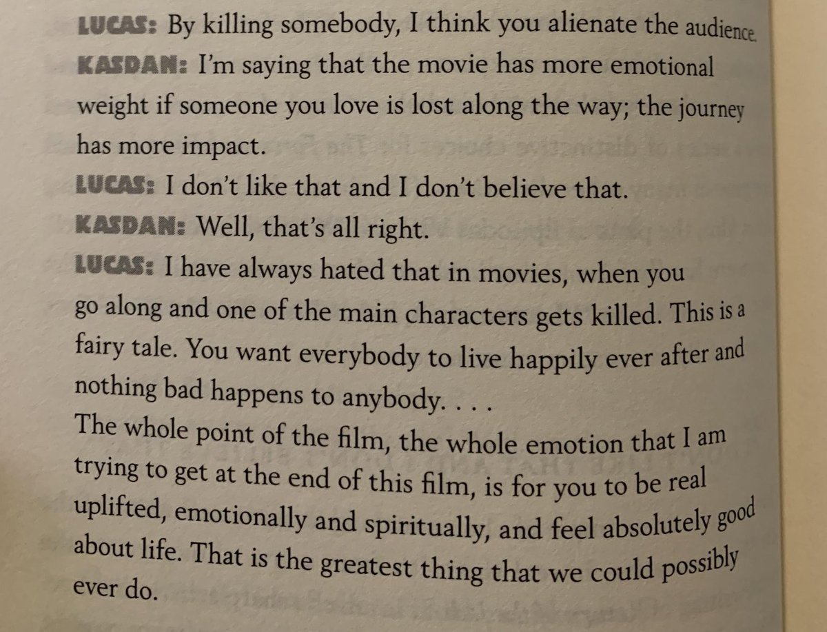 MarienneMaid's tweet image. GL: A fairytale happily ever after where everyone lives &amp;amp; is uplifted

🐭: So, sacrifice yourself for a cause?

GL: I hate when characters die.

🐭: So kill off every single Skywalker?

GL: 😤 Just, for everyone to feel uplifted and good about life

🐭: Death &amp;amp; tragedy, got it