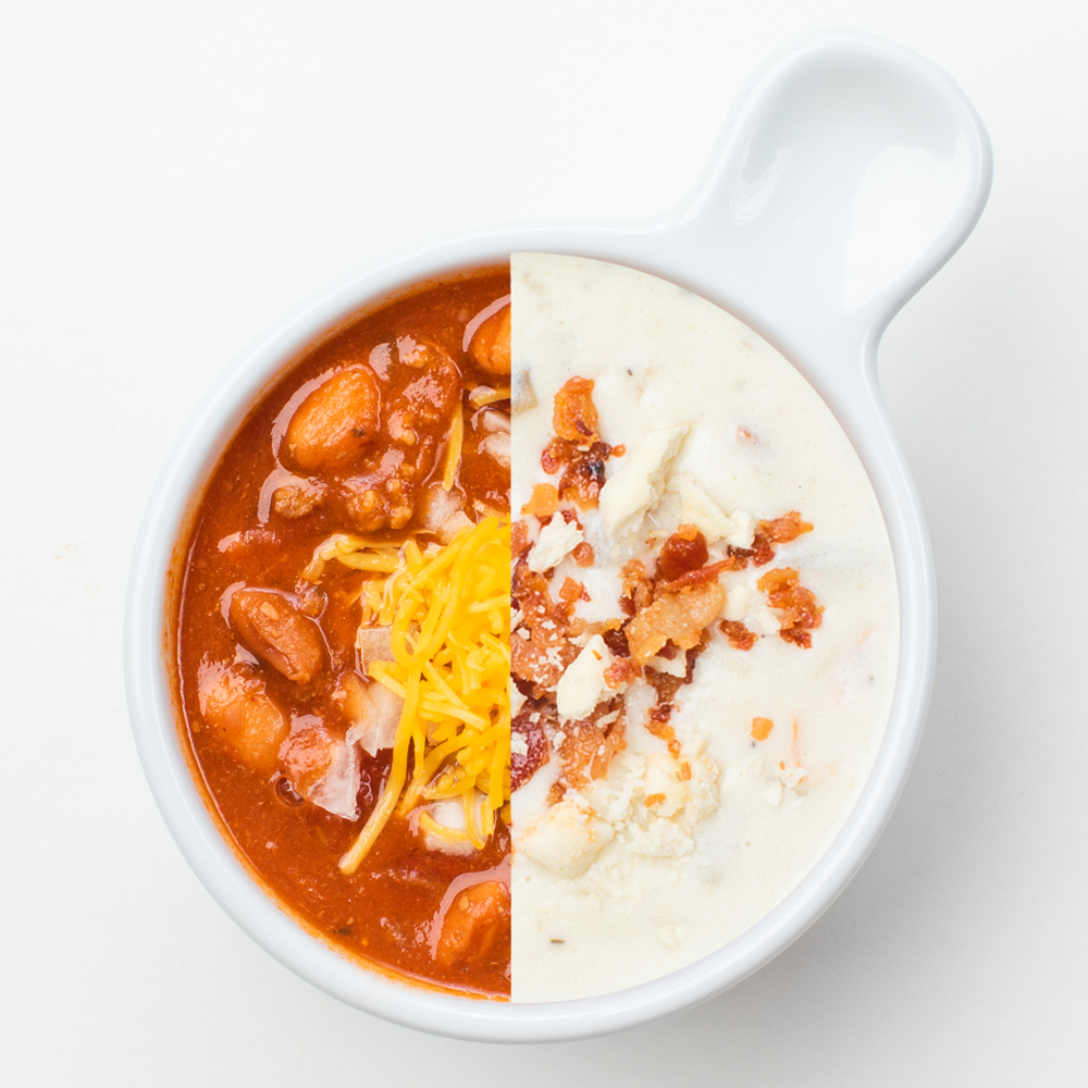 Today is National Clam Chowder Day, Thursday is National Chili Day. Which soup will you celebrate this week?