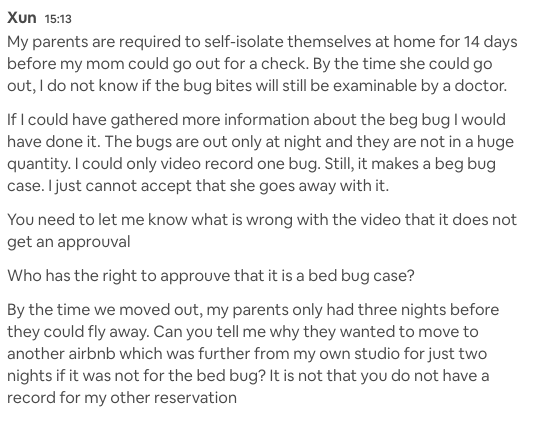 AfAfter's tweet photo. #COVIDー19 #bedbug #airbnb https://t.co/UpRrIz8ThF