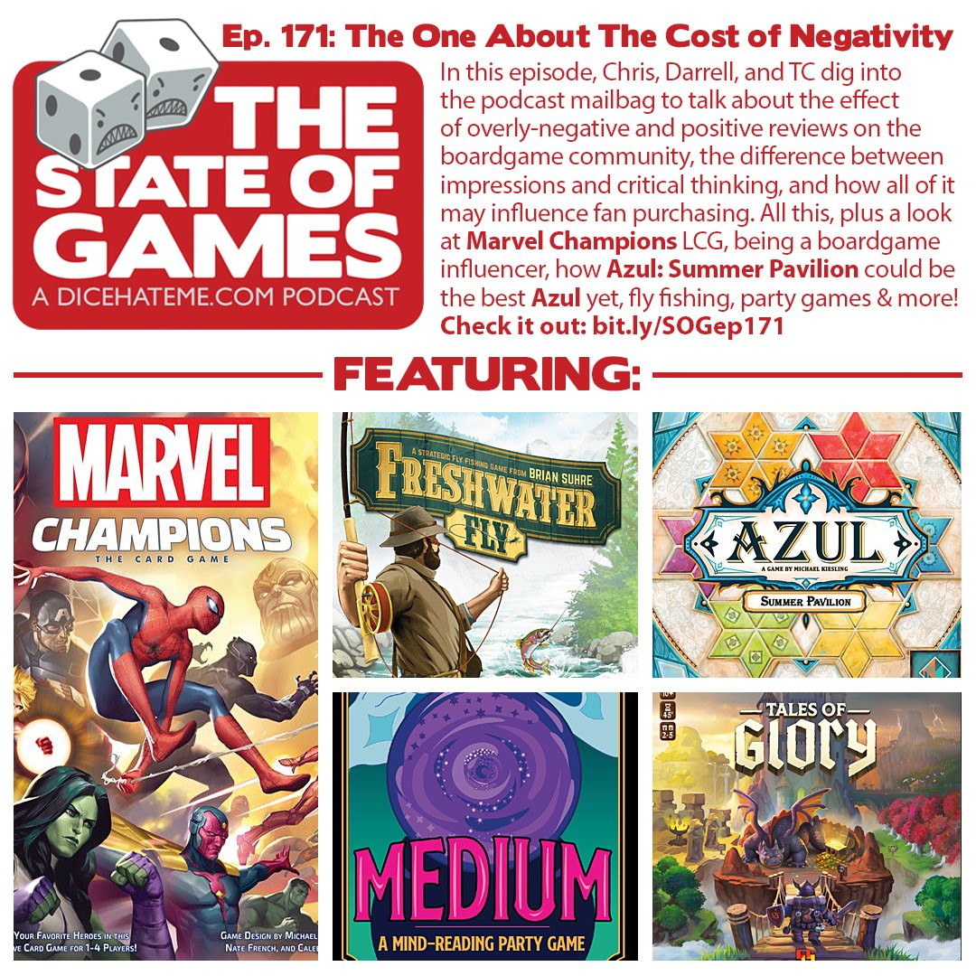 Ep. 171 of <a href="/thestateofgames/">The State Of Games</a> is live! In this episode, <a href="/getlouder/">Darrell Louder</a> <a href="/PuppyShogun/">T.C. Petty III 🇺🇦</a> and I dip into the podcast mailbag and tackle a topic sent to us by <a href="/Philosocopter/">Sam Hillier</a> - is there a cost to consumers when there’s a lack of negative reviews?
bit.ly/SOGep171