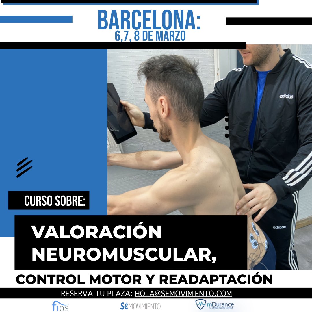 CANO_TRAINER's tweet photo. Nos vemos por Barcelona!! 

Curso de valoración neuromuscular, control motor y readaptación 

Últimas plazas con descuento 👇

https://t.co/uiDJOPxiEJ

Colaboran: @mDurance_ES @fiosformacio https://t.co/I3VMOSO5ZV