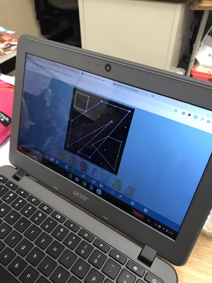 JCMelton88's tweet photo. Students are using the “Math App” to create angles and shapes with given angles using online geo boards. @TheFarmAACPS https://t.co/5c1vNkiBlw