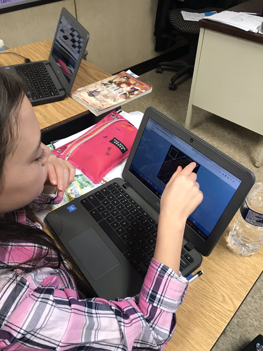 JCMelton88's tweet photo. Students are using the “Math App” to create angles and shapes with given angles using online geo boards. @TheFarmAACPS https://t.co/5c1vNkiBlw