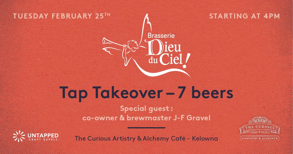 ALERT! Tonight is on!
DDC Brewmaster / co-founder JF Gravel in the house!