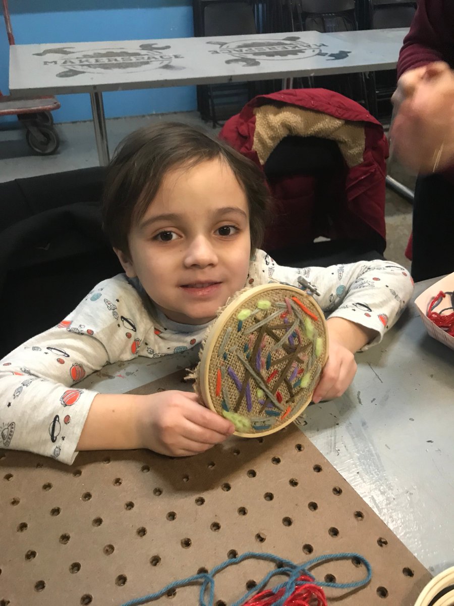 MakerspaceNYC's tweet photo. Families experimented with embroidery and stitching with sewable electronics for our @ConEdison STEM Family Day! #ConEdSTEM #MakerEd
#education #STEMeducation #STEAMteacher #stemteacher #makersed #learningbydoing #stem #youngmakers #creativekids #stemed #steamed https://t.co/9TToLLJ93o
