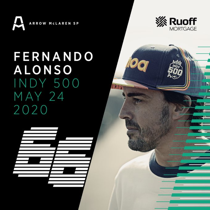 [情報] Alonso 在McLaren SP參加2020 Indy500