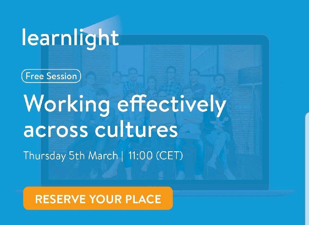 gabi_wgl's tweet image. A FREE virtual training session for Italian companies. Looking forward to delivering it on 5 March to our Italian market @learnlight #interculturalskills are non-negotiable in today's global workplace. Register now: cd.learnlight.com/en/working-eff…