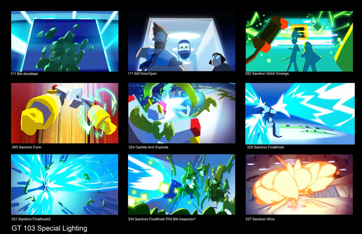 crayonmonsters's tweet photo. Episode 2 “Tutorial Mode” is one of my favorites episodes because we introduce ✨HELPIE✨ 😆 Here’s some colorscripts from it 🌈😄#GlitchTechs https://t.co/hvlmxJqBvi