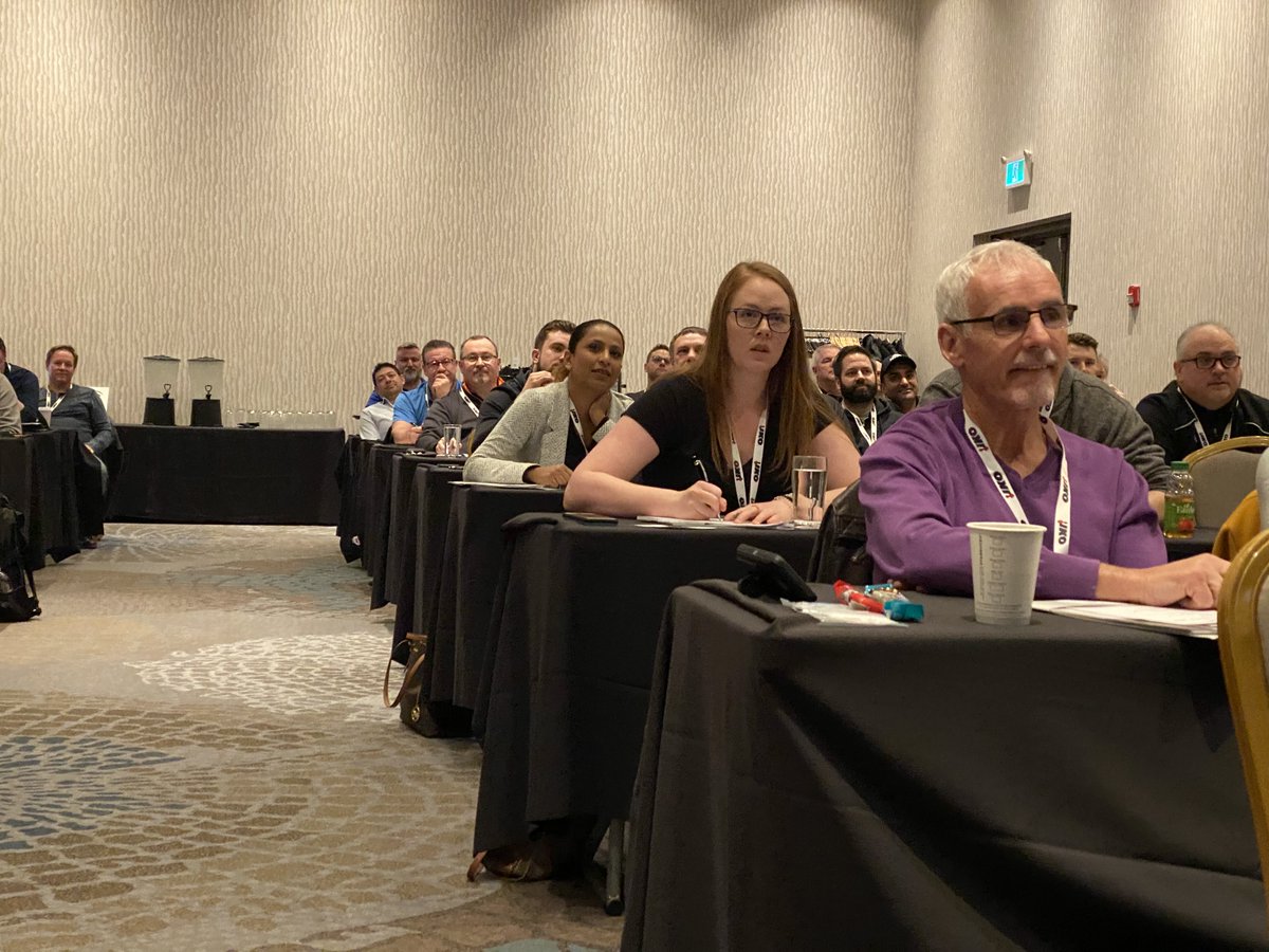 IKORoofing's tweet image. It&apos;s a packed house in Calgary for the latest @IKORoofing  #ProfitPower. 

Great to see so many roofers making it out this winter to put a little power behind their profits. #RoofingElevated