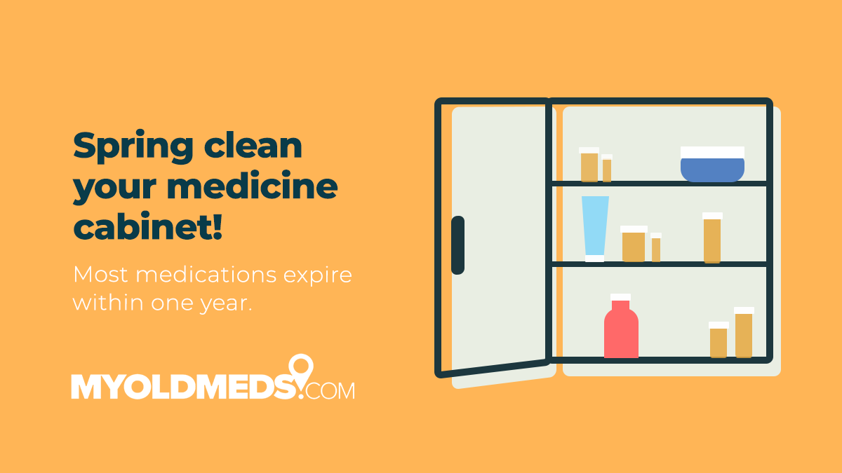 myoldmeds's tweet photo. Spring is coming - and that means spring cleaning. Remember to check your medicine cabinet and clear out any unwanted, unused, or expired medicines. Read more at https://t.co/GXdklOW3M9. #medication #medicationstorage #safedisposal https://t.co/PSoiRxjsIJ