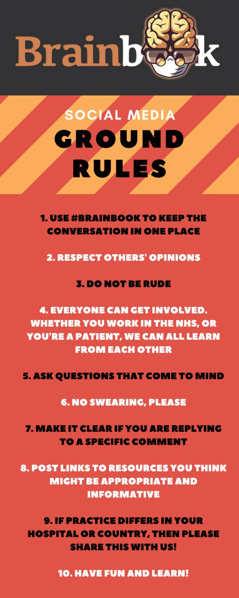 realbrainbook's tweet photo. ...and it's showtime!
A quick reminder of the rules of discussion.
Let's get started!
#BBCES #neurosurgery #SoMe4MedEd https://t.co/44Y5OYIjFO