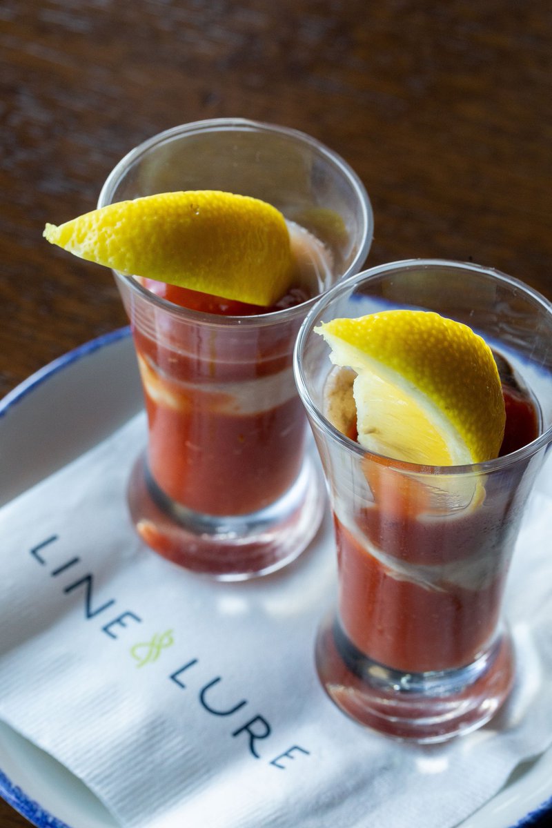#HappyHour calls for a round, or two of #Oyster Shooters! (*Available from 3-6pm &amp; 10pm-close)