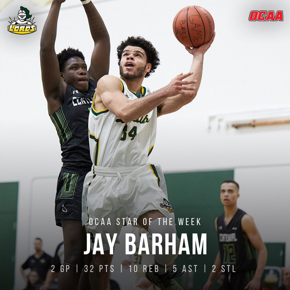 DurhamLords's tweet photo. The Lords double up on OCAA stars of the week once again! ⭐️⭐️ #LordsNation 

📖 https://t.co/3PB3AdI0hs https://t.co/8b1FdzqAMP