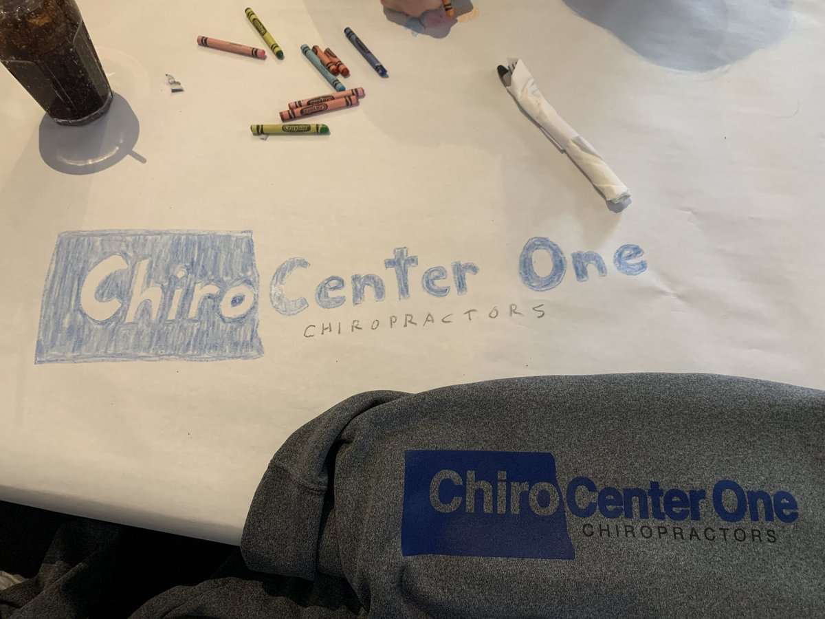 ChiroCenterOne's tweet photo. Picked up my new ChiroCenter One sweatshirts from Ink Inc. and then next door to @RhombusGuys for lunch with my wife. The printing looks awesome and the sandwiches were great.....thanks to both! https://t.co/K38Cy28pTV