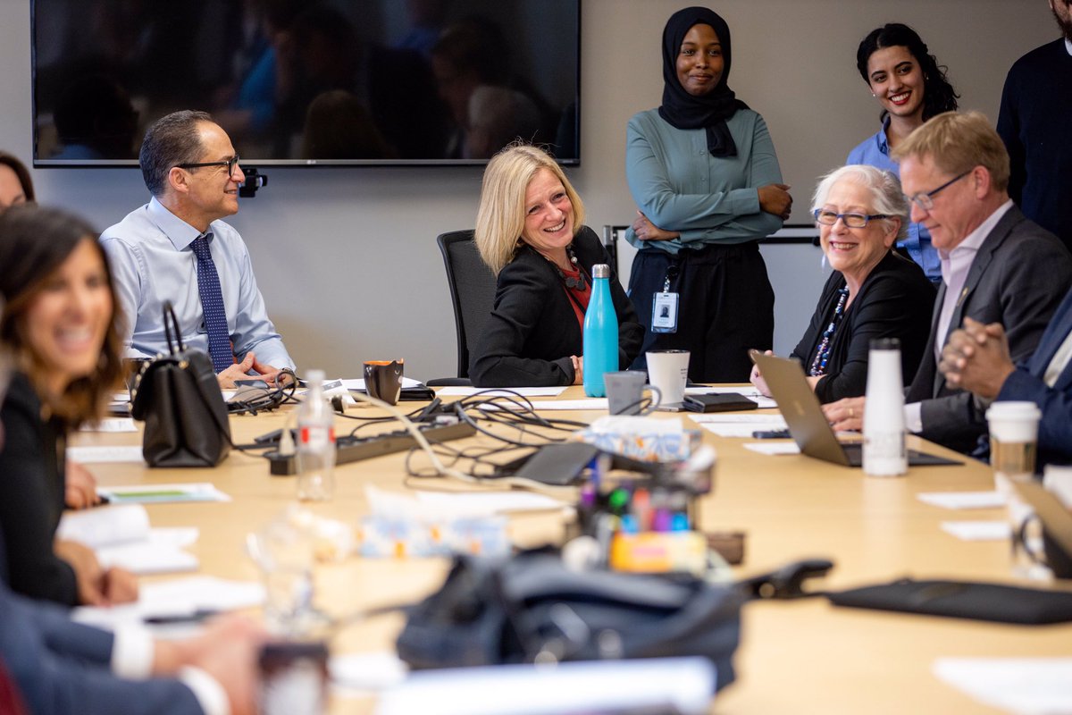 The band is back together! 😂Meeting with my @abndpcaucus colleagues before the Throne Speech this afternoon. Working hard for Albertans. #ableg