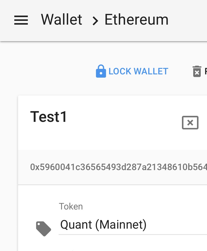 SIMBAchain's tweet photo. @ugly51 $qnt token integrated with SIMBA chain wallet, currently integrating API for smart contracts https://t.co/Q4GiguKDFZ