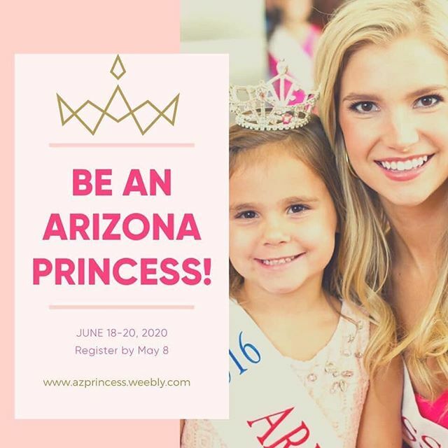 MissEstrellaAZ's tweet photo. Do you have a daughter between 4 and 12 who wants to be an official Arizona PRINCESS? Well, you're in luck! The Miss Arizona Scholarship Organization is looking for princesses. Each princess will receive an official sash and crown and will have the oppor… https://t.co/oIRfJ1hnR8 https://t.co/lScQOoC6gn