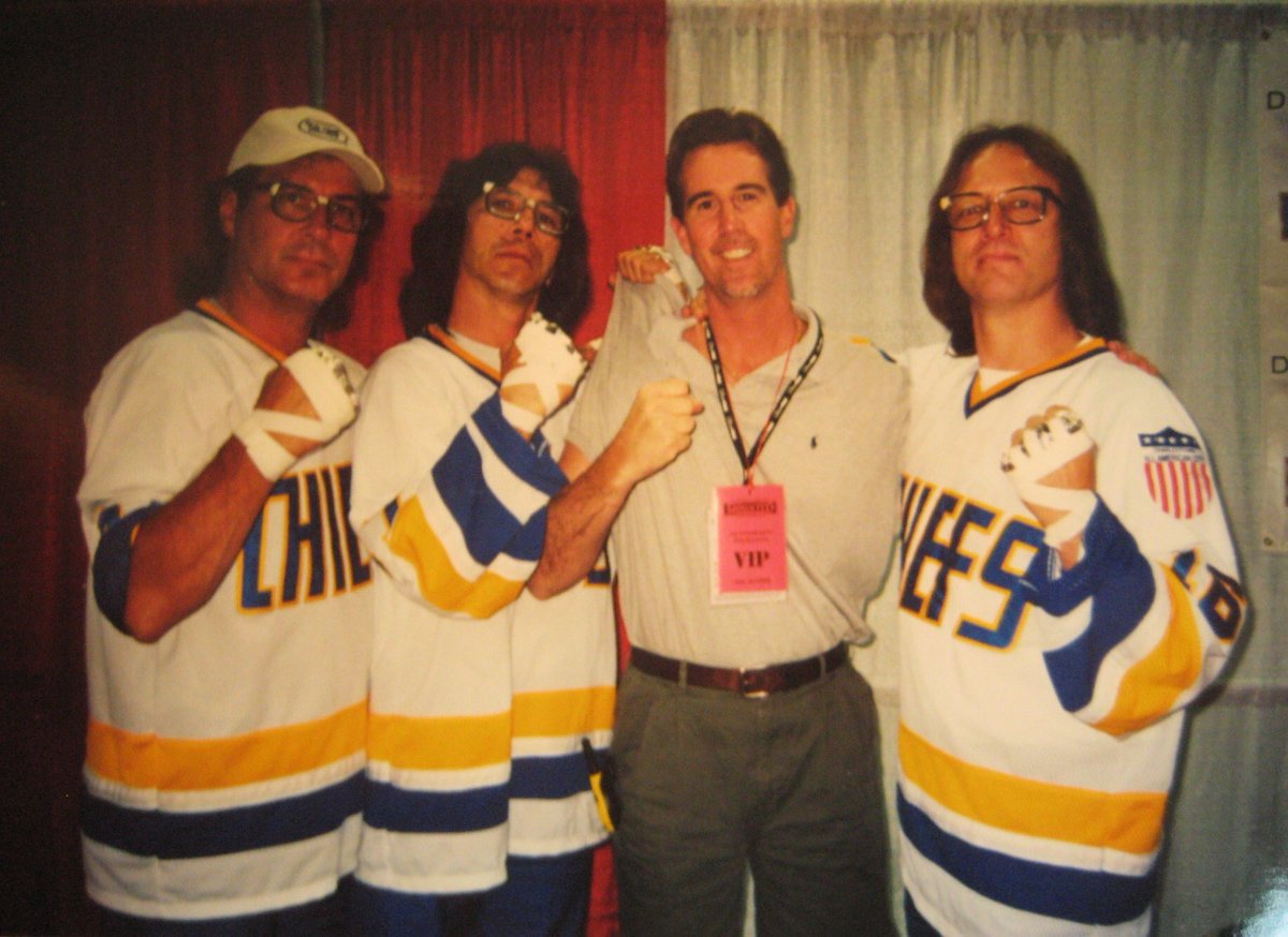 On this day in 1977, the greatest sports themed movie of all time was released.  SLAPSHOT.  Classic!!  One of my favorite pieces is a simple cut signed by Paul Newman.  I caught him sneaking out of an event in NYC. Newman signed it as we walked up the block to avoid being seen.