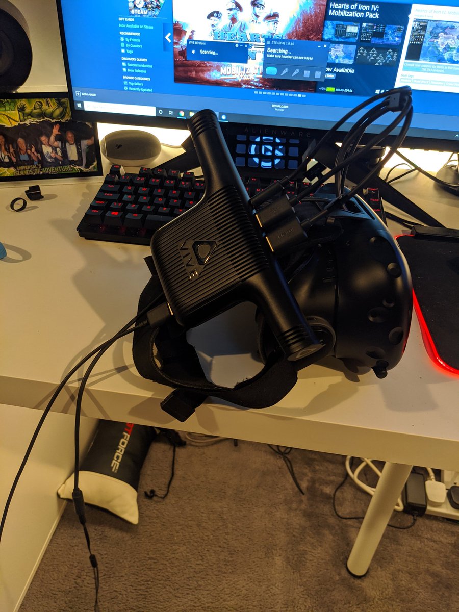 Denver_T66's tweet photo. Just got the HTC Vive wireless adapter #htcvive #wireless #vr #razerstreamer #razergaming #geforcegtx #vrheadset #vivewirelessadapter #vivewireless #smallstreamersconnect #streamer https://t.co/hvrCm9JZhd
