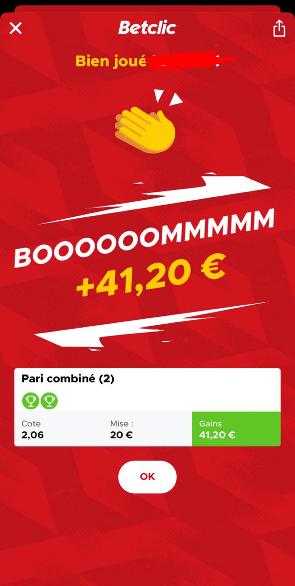 BMPronos3's tweet image. Pronos validé Jabeur vainqueur 1.66 ✅🎾
J’ai rajouté un match mais je l’ai pas partagé je n’étais pas sur.
#TeamParieurs #pronos #pronostic