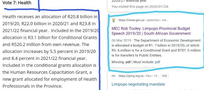 LilShakespeare5's tweet photo. ... on the 22 billion rands given to department of health... Phophi says there's no money. #phophimustfall https://t.co/LBALRSDUW7
