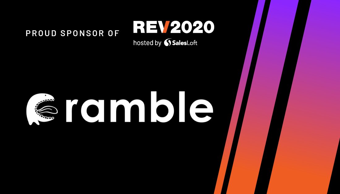 RambleChat's tweet image. Who's going to #REV2020?!? We are excited to sponsor the @SalesLoft event and hope to see you in San Francisco on March 9th - 11th. Stop by and say hello to the @RambleChat team!