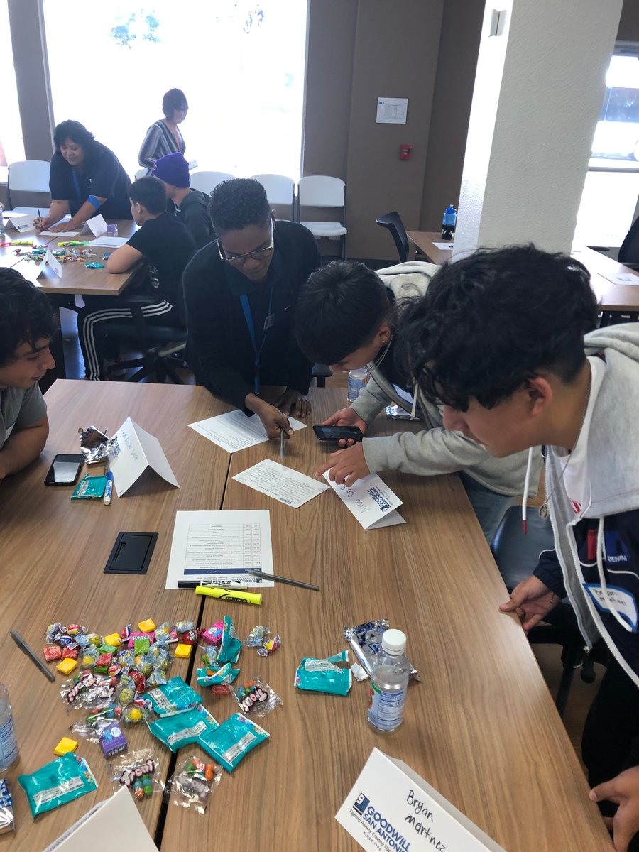 NicoleEEsparza's tweet photo. Mr. Chavez's @EISDMemorialHS @EISD_CTE Business scholars visit @goodwillsa during #SAWorks Job Shadow Day! Thank you for hosting our @EISDofSA scholars! #EdgewoodProud #EdgewoodUnited #DetailsMatter https://t.co/zzkRcPK4UI