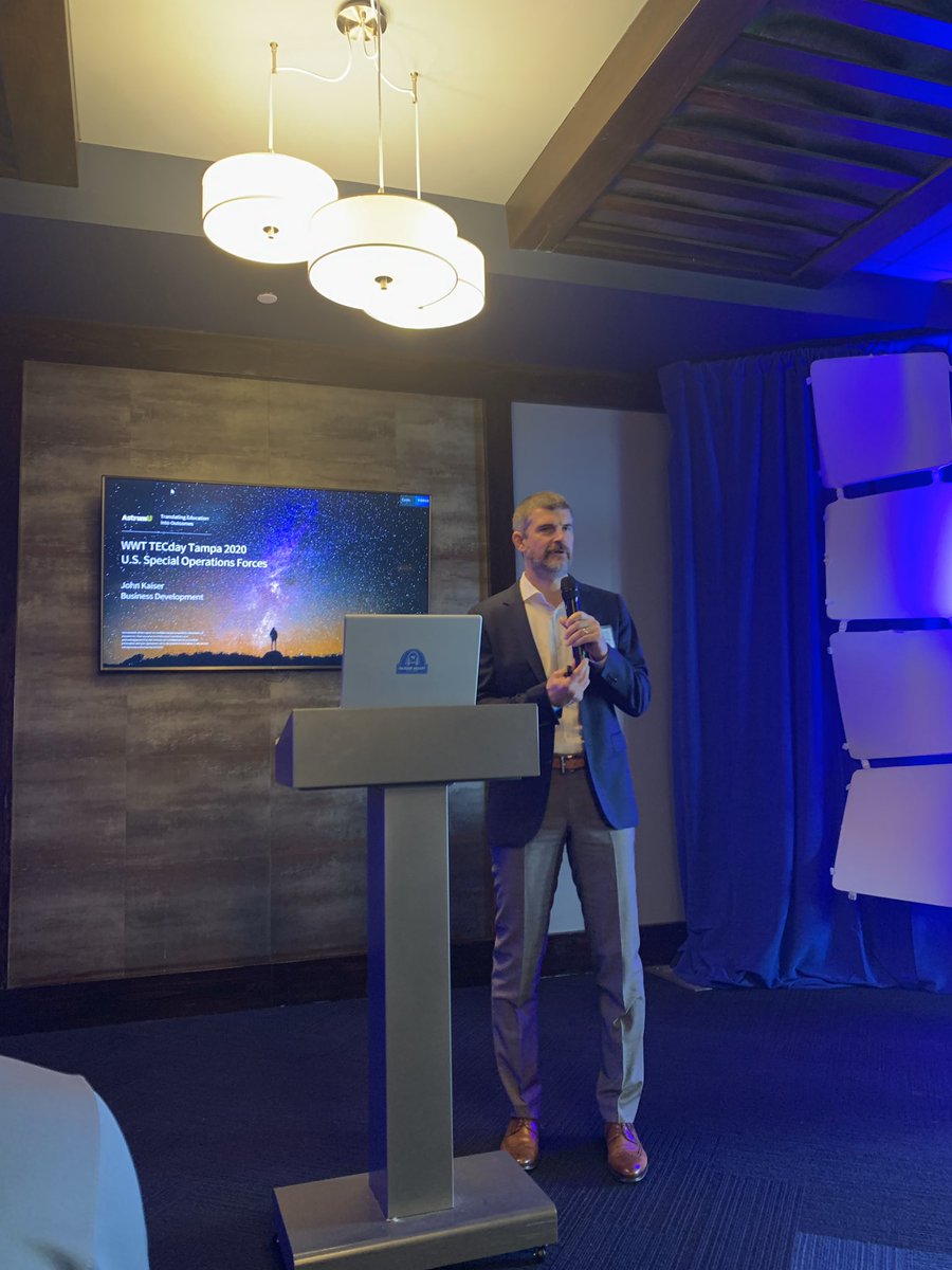 bryanthomaswwt's tweet photo. (1/2) Our partners with @AstrumU & @nvidia showcasing how they leverage the power of #AI #ML #DataAnalytics with @wwt_inc | #TECdayTampa #TECday #WWTPublicSector https://t.co/20IlpT9NGS