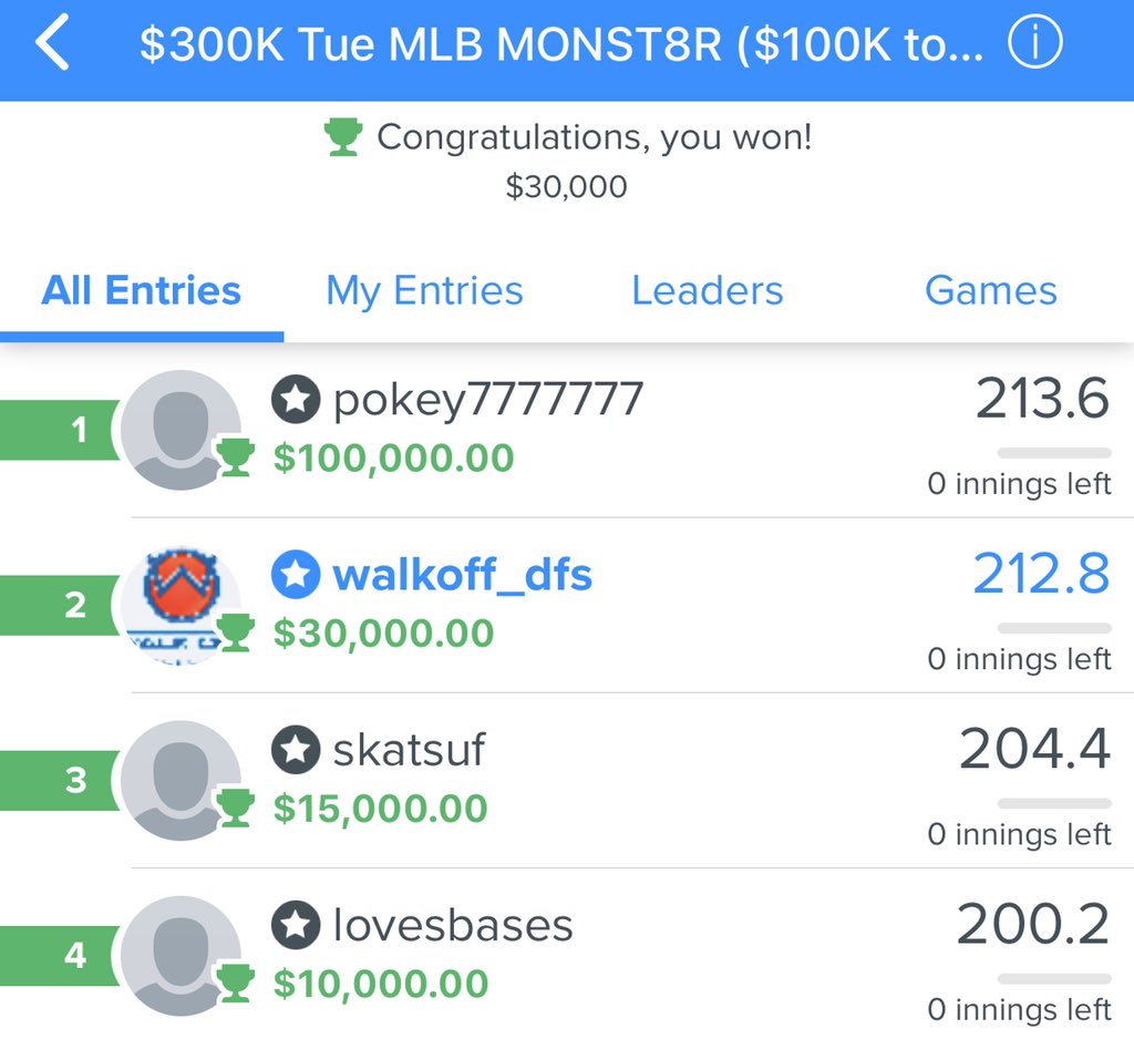 DFS_WalkOff's tweet image. That’s right! PGA and NASCAR are two new additions to the sports that we will be doing! Those are included with MLB, so as soon as you sing up you will get those sports, too! Don’t wait!