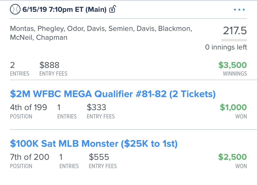 DFS_WalkOff's tweet image. That’s right! PGA and NASCAR are two new additions to the sports that we will be doing! Those are included with MLB, so as soon as you sing up you will get those sports, too! Don’t wait!