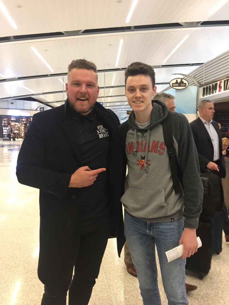 Rutherford_J_R's tweet photo. Ran into @PatMcAfeeShow on my way to basic! Really cool meeting you man! https://t.co/2b7WDKd3uH