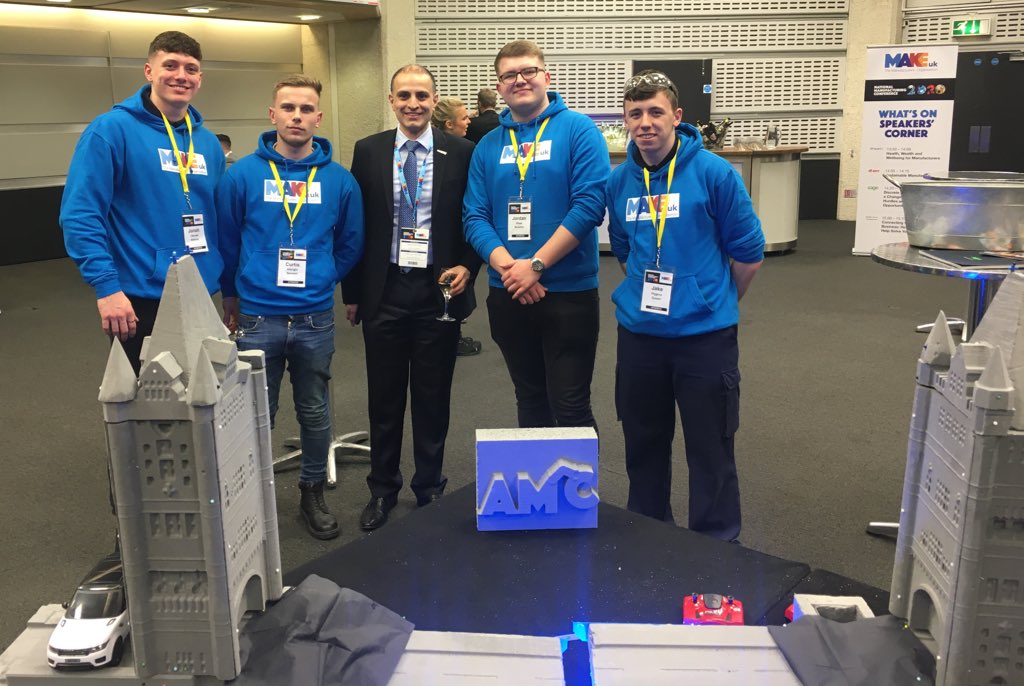 Moztarzadeh's tweet photo. The final part of the #MakeUK2020 is the demonstration of the #TowerBridge prototype made by @MakeUK_ #apprentices - well done guys, great job! #ukmfg #Apprenticeship #manufacturing #skills https://t.co/47B5ASGWmr