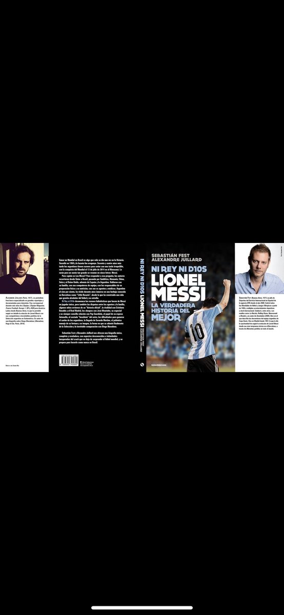 sebastianfest's tweet photo. Ahí lo tienen al libro sobre #Messi qué escribimos con @axjuillard: edición argentina, española, italiana y francesa. Disponible en #Amazon ;) https://t.co/XNk0aZ9Q4c