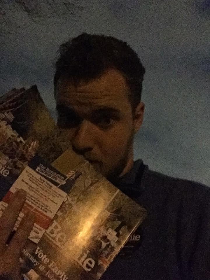 FL4Bernie2020's tweet photo. Orlando for Bernie member Alex was in Nevada helping bring home that landslide victory! #FloridaForBernie #Bernie2020 #NevadaForBernie https://t.co/WydmHlPup1