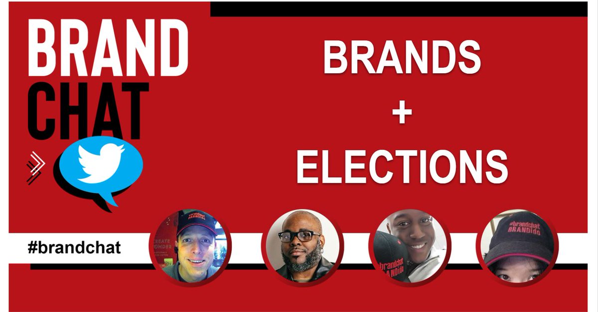 brandchat's tweet photo. This Wed, 2/26, we #brandchat about BRANDS + ELECTIONS! Join in at 10 AM CT/11 AM ET/8 AM PT as we discuss w/ @FindTroy how brands can navigate this election season!  #branding #marketing #brandculture https://t.co/UAZnDoWWAQ