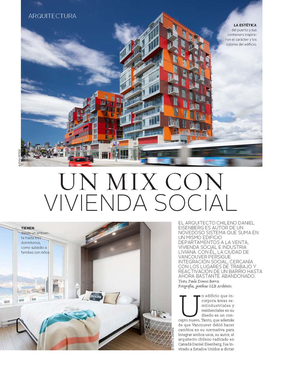 GBLArchitects's tweet photo. Check out the latest article on #GBLproject Strathcona Village published in VD El Mercurio Magazine in #Santiago, Chile via @Revista_VD https://t.co/zlOF3Pu6XQ
#Spanish #Vancouver #architecture #mixeduse #market #affordable #residential #office #industrial https://t.co/SQHX1oZdIV